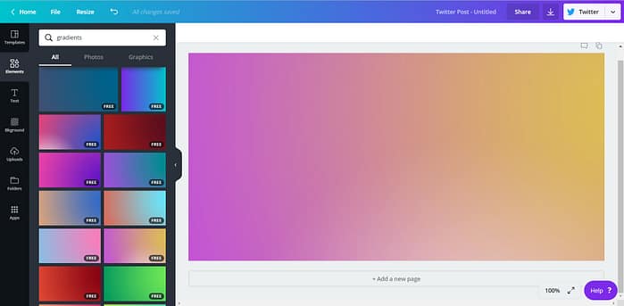 Canva là một công cụ thiết kế đồ họa vô cùng tiện lợi và phổ biến, những độ chuyển màu trong Canva lại càng làm cho hình ảnh của bạn trở nên chuyên nghiệp và thu hút hơn. Chưa biết cách sử dụng chúng? Hãy xem ngay hình ảnh liên quan để tìm hiểu thêm nhé!